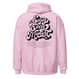 ECCLESIASTES 11:9 Unisex Christian Hoodie Light Pink - back side
